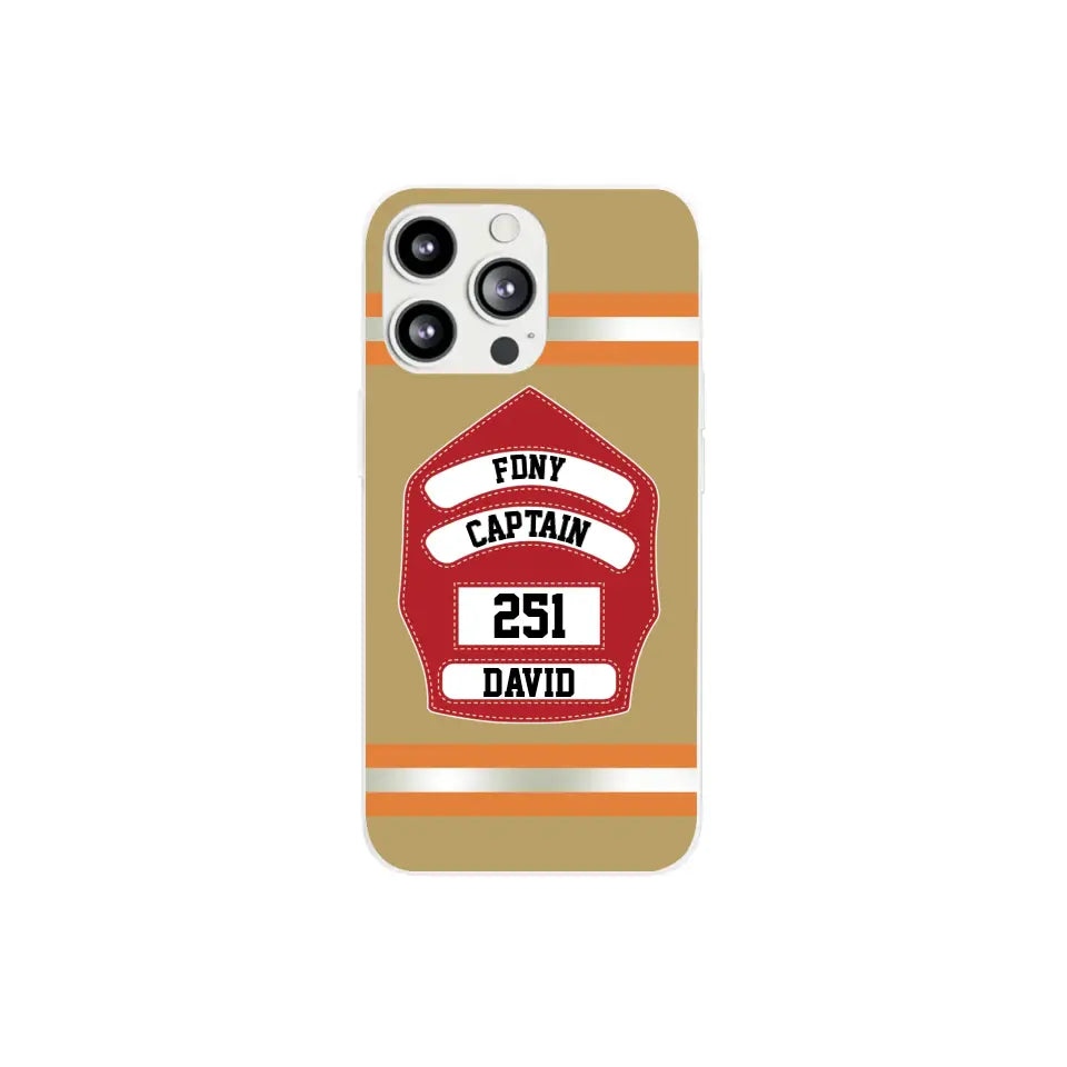 Firefighter Custom Name - Personalized Phone Case Gifts For Firefighter