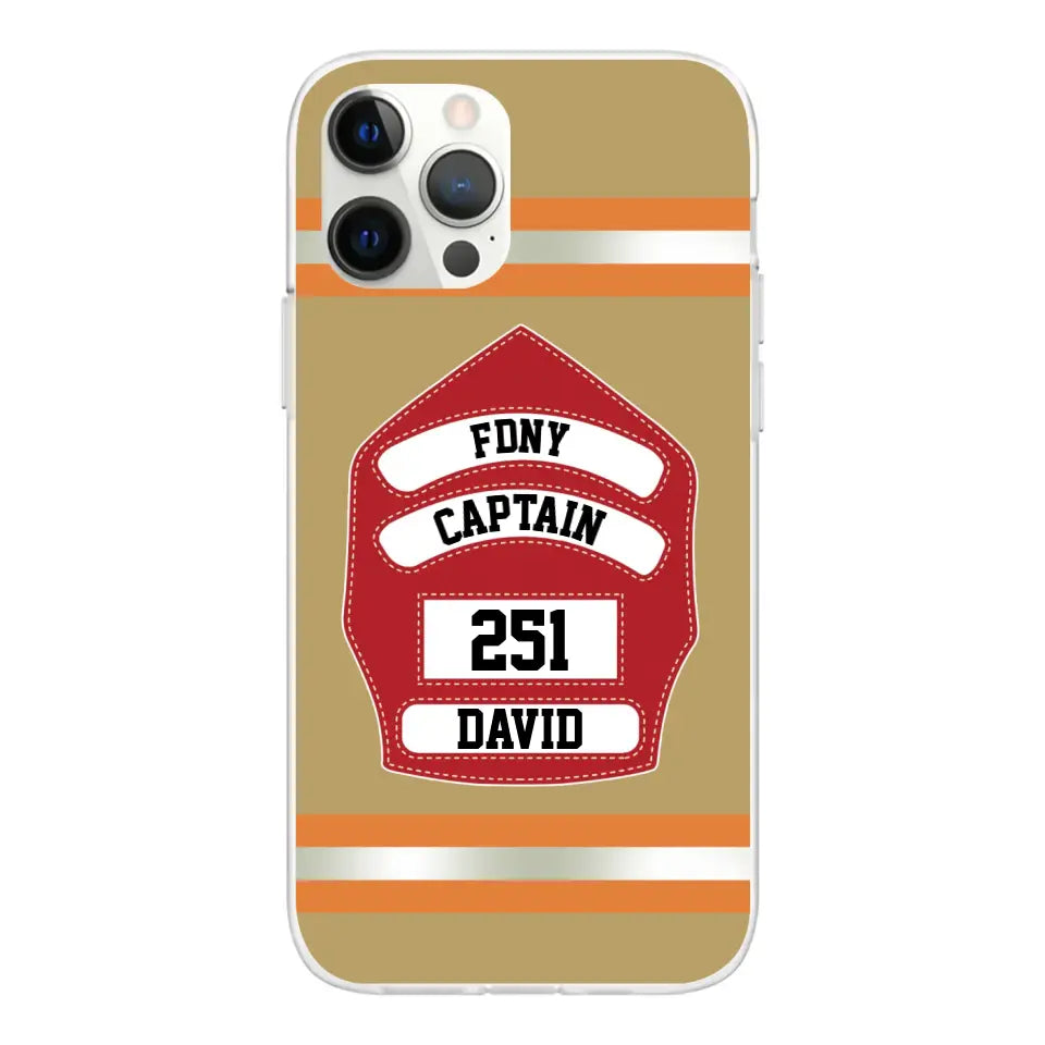 Firefighter Custom Name - Personalized Phone Case Gifts For Firefighter