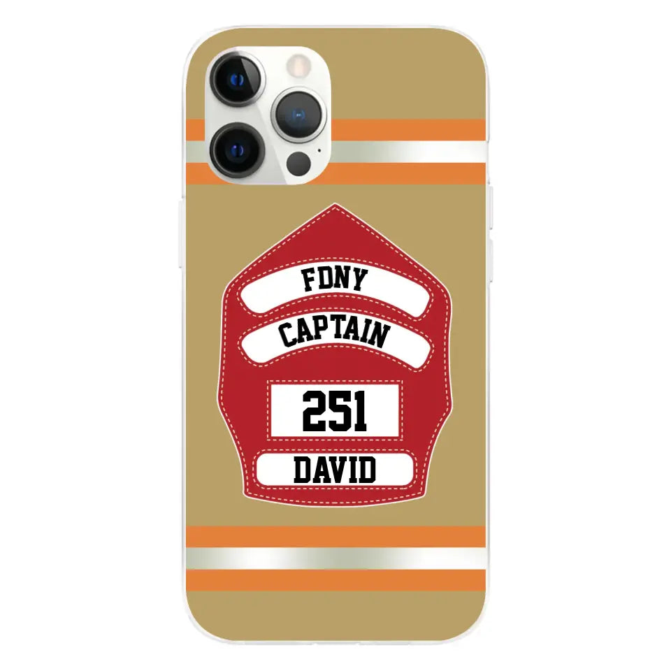 Firefighter Custom Name - Personalized Phone Case Gifts For Firefighter