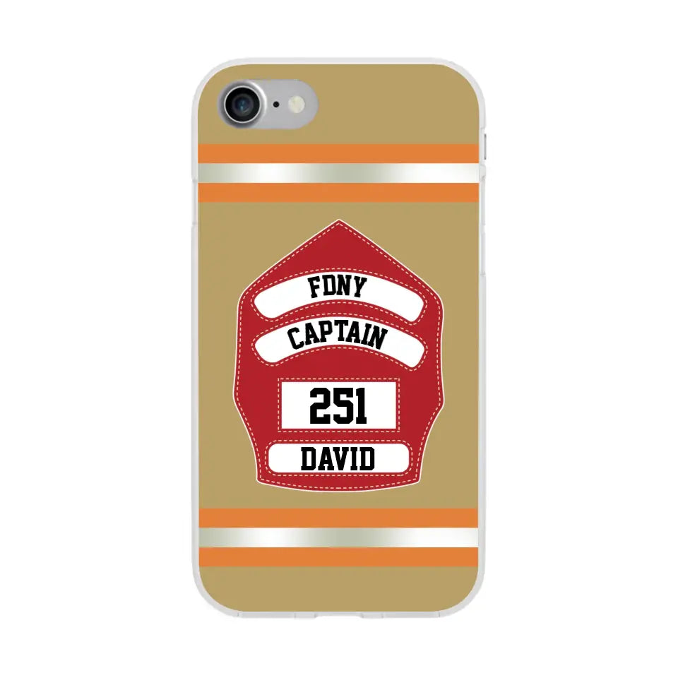 Firefighter Custom Name - Personalized Phone Case Gifts For Firefighter