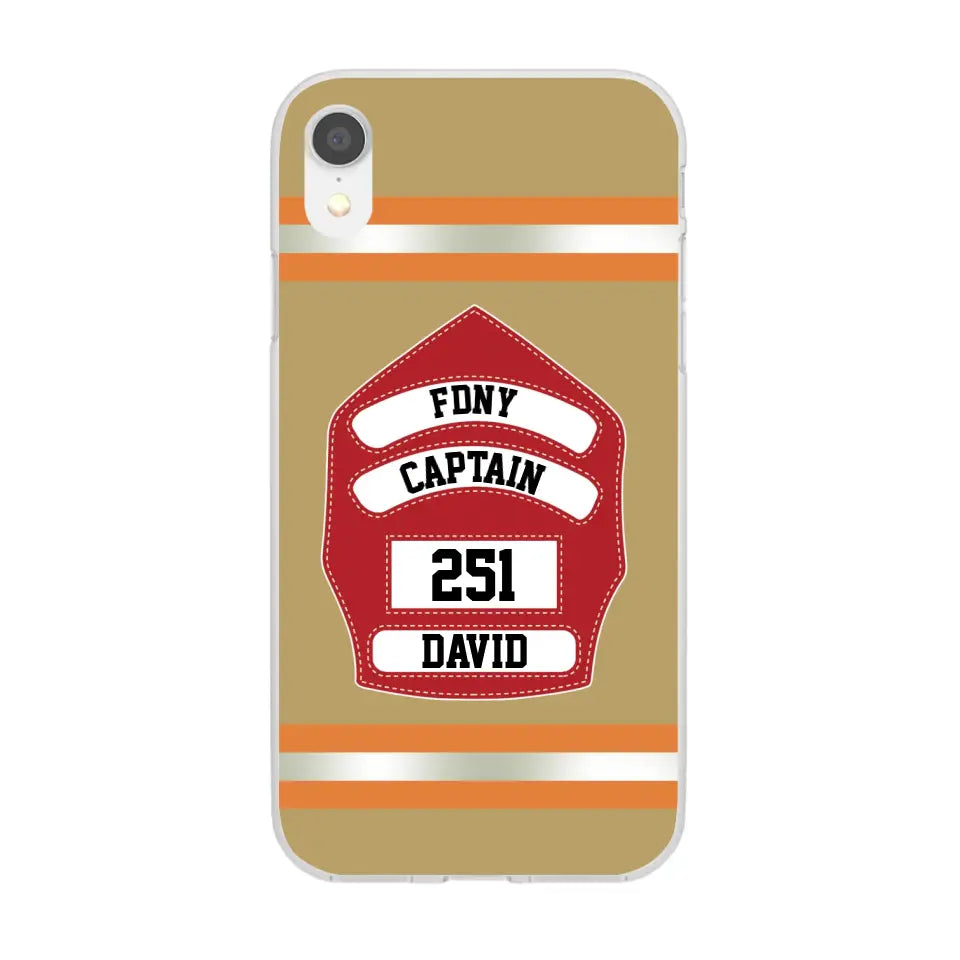 Firefighter Custom Name - Personalized Phone Case Gifts For Firefighter