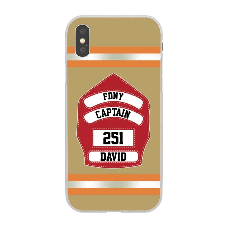 Firefighter Custom Name - Personalized Phone Case Gifts For Firefighter