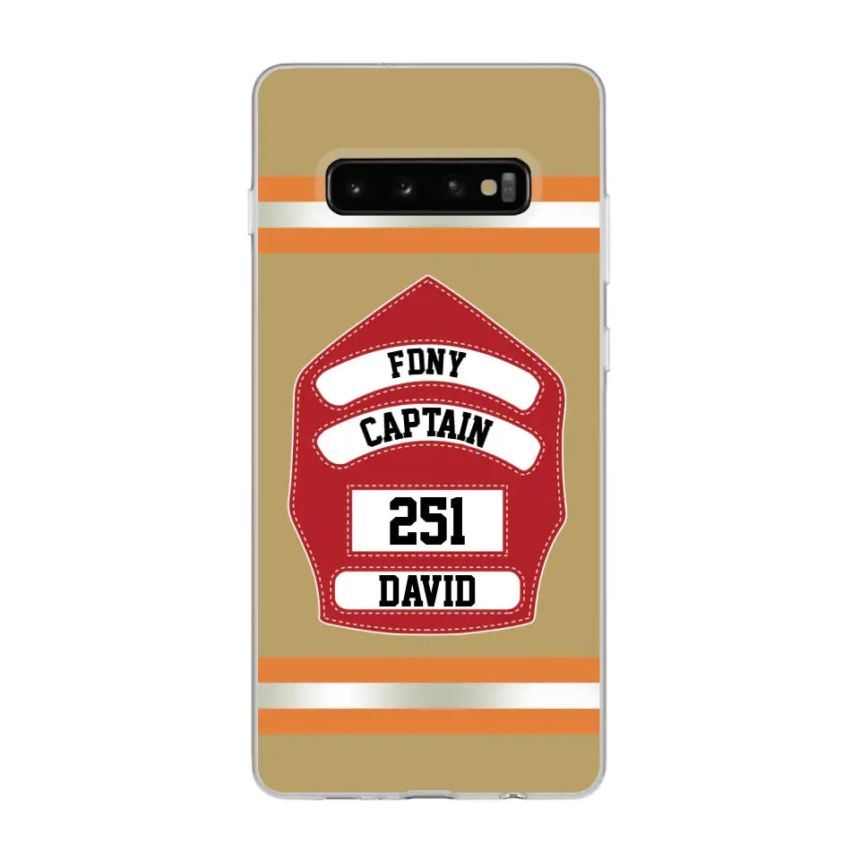 Firefighter Custom Name - Personalized Phone Case Gifts For Firefighter