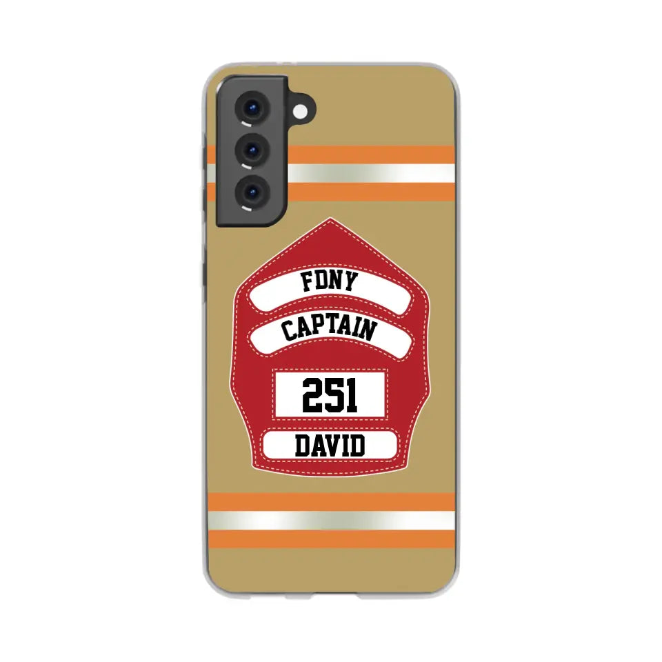 Firefighter Custom Name - Personalized Phone Case Gifts For Firefighter