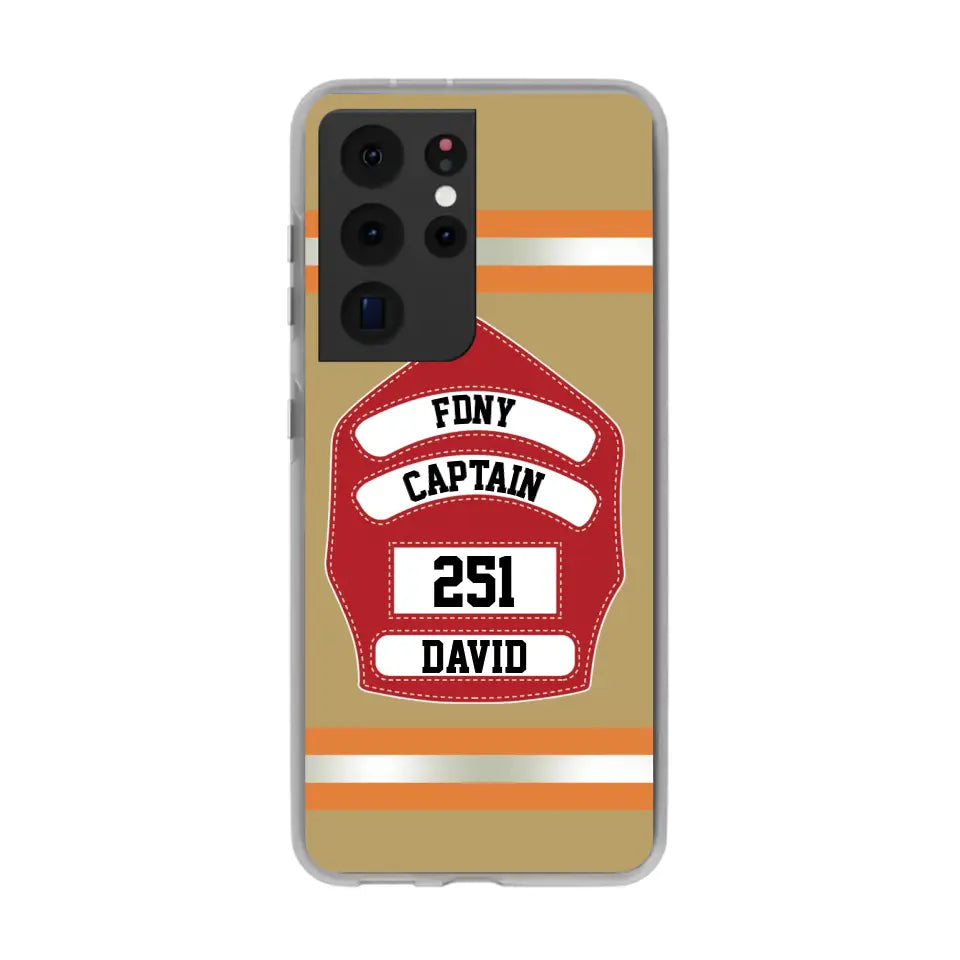 Firefighter Custom Name - Personalized Phone Case Gifts For Firefighter