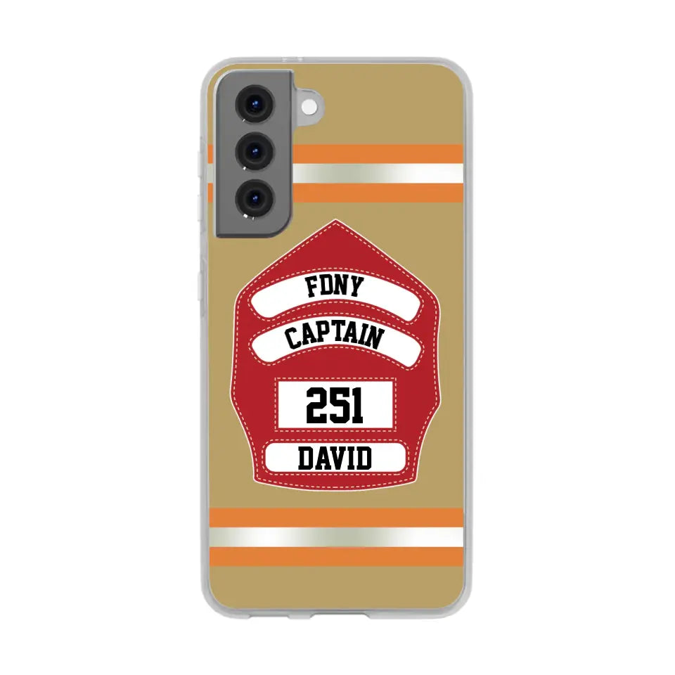 Firefighter Custom Name - Personalized Phone Case Gifts For Firefighter