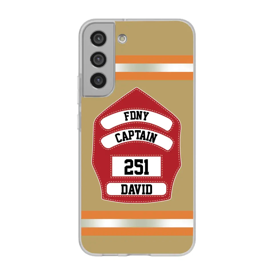 Firefighter Custom Name - Personalized Phone Case Gifts For Firefighter