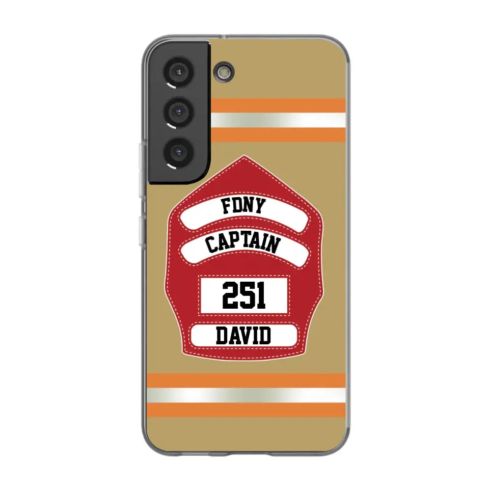 Firefighter Custom Name - Personalized Phone Case Gifts For Firefighter