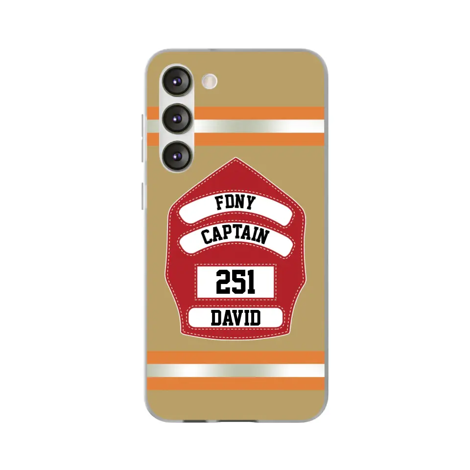 Firefighter Custom Name - Personalized Phone Case Gifts For Firefighter