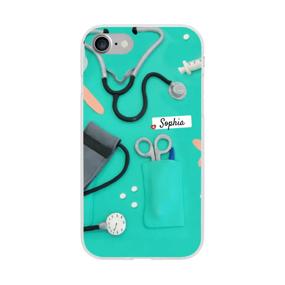 Nurse Phone Case Custom Name - Personalized Phone Case Gifts for Nurses