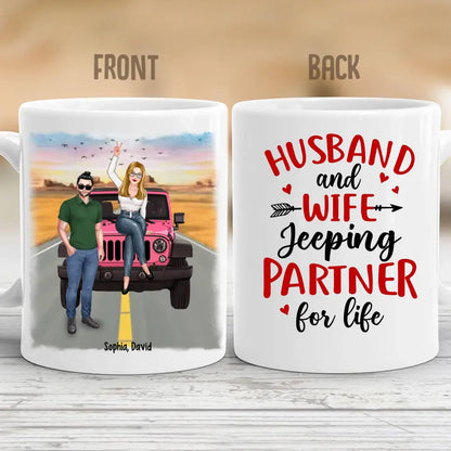 Personalized Gifts Custom Jeep Mug For Family For Couples, Gift For Dogs, Cats Lovers