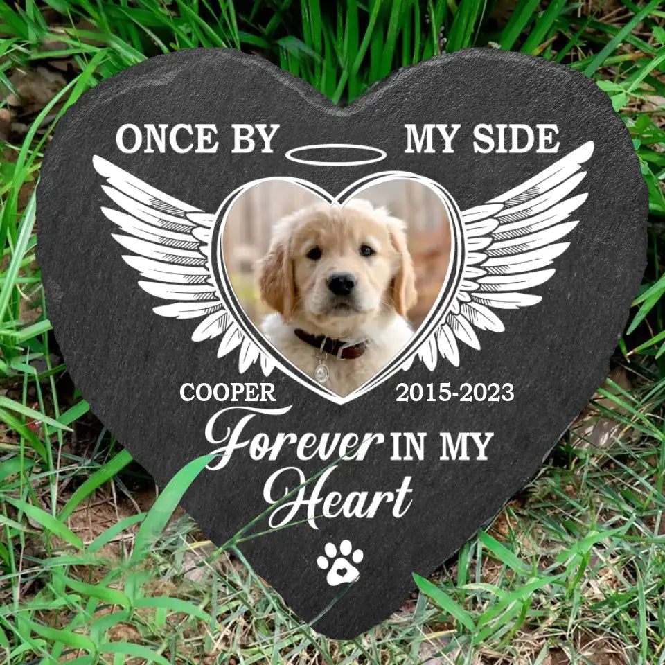 Photo Memorial Gift For Loss Of Dog Loss Of Cat Loss Of Pet Heart Memorial Stone