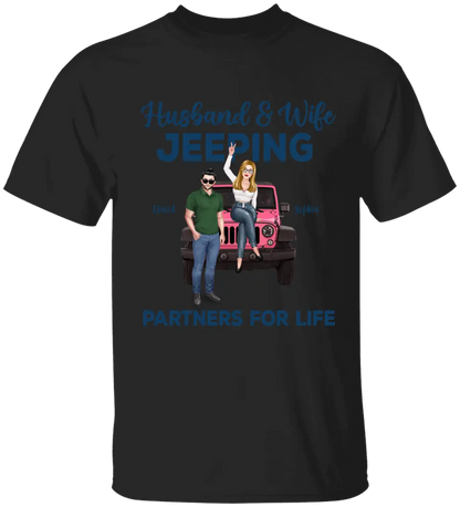 Custom Personalized Off-road Couple Shirt - Gift For Couple, Wife, Husband, Jeep Lover