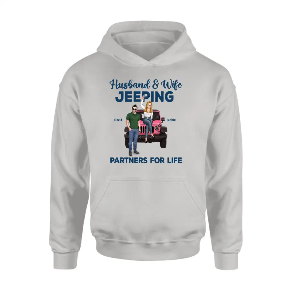 Custom Personalized Off-road Couple Shirt - Gift For Couple, Wife, Husband, Jeep Lover