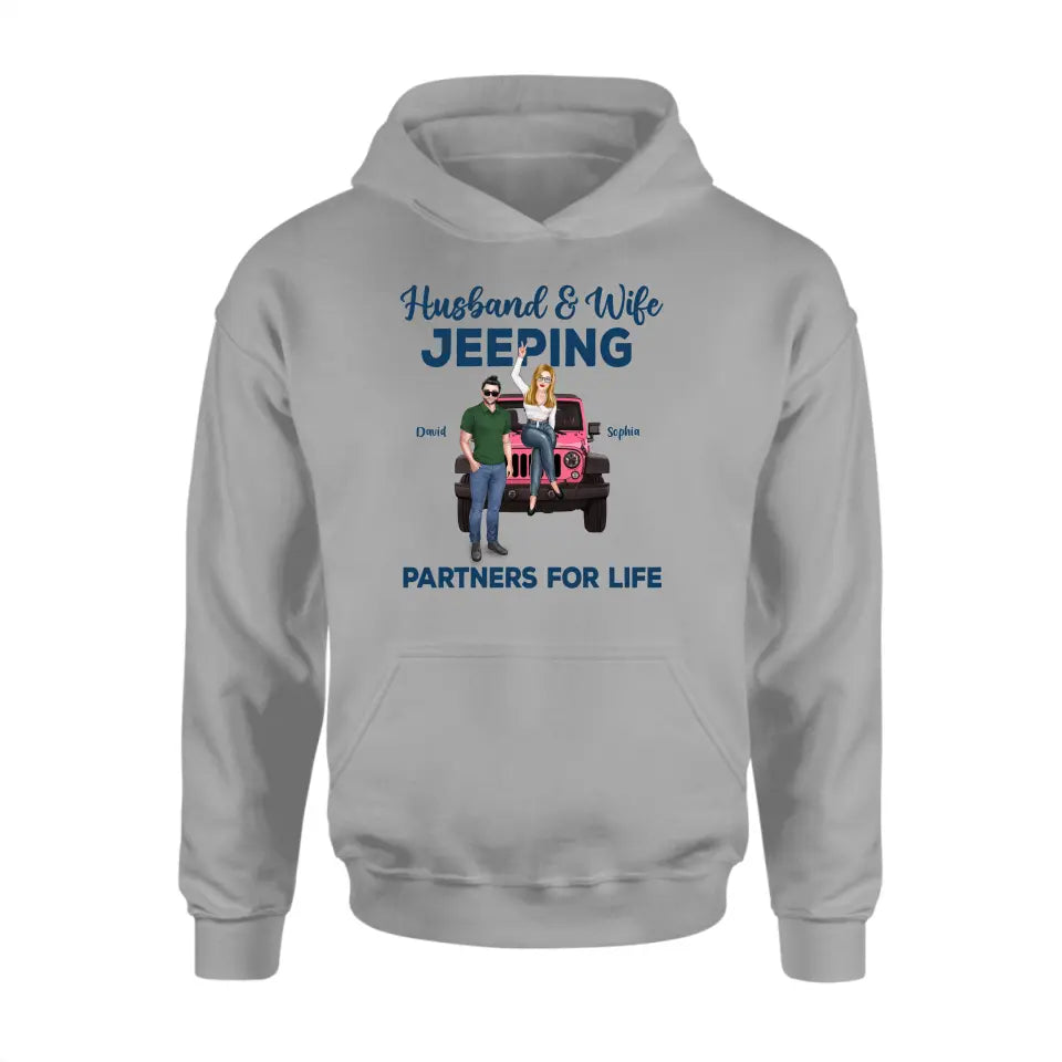 Custom Personalized Off-road Couple Shirt - Gift For Couple, Wife, Husband, Jeep Lover