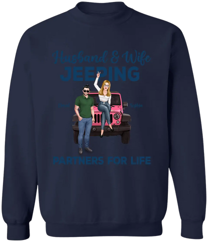 Custom Personalized Off-road Couple Shirt - Gift For Couple, Wife, Husband, Jeep Lover