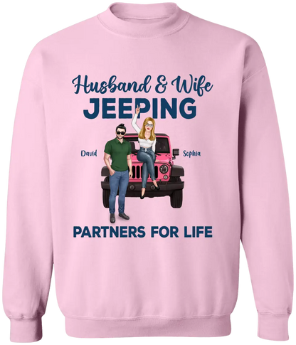 Custom Personalized Off-road Couple Shirt - Gift For Couple, Wife, Husband, Jeep Lover