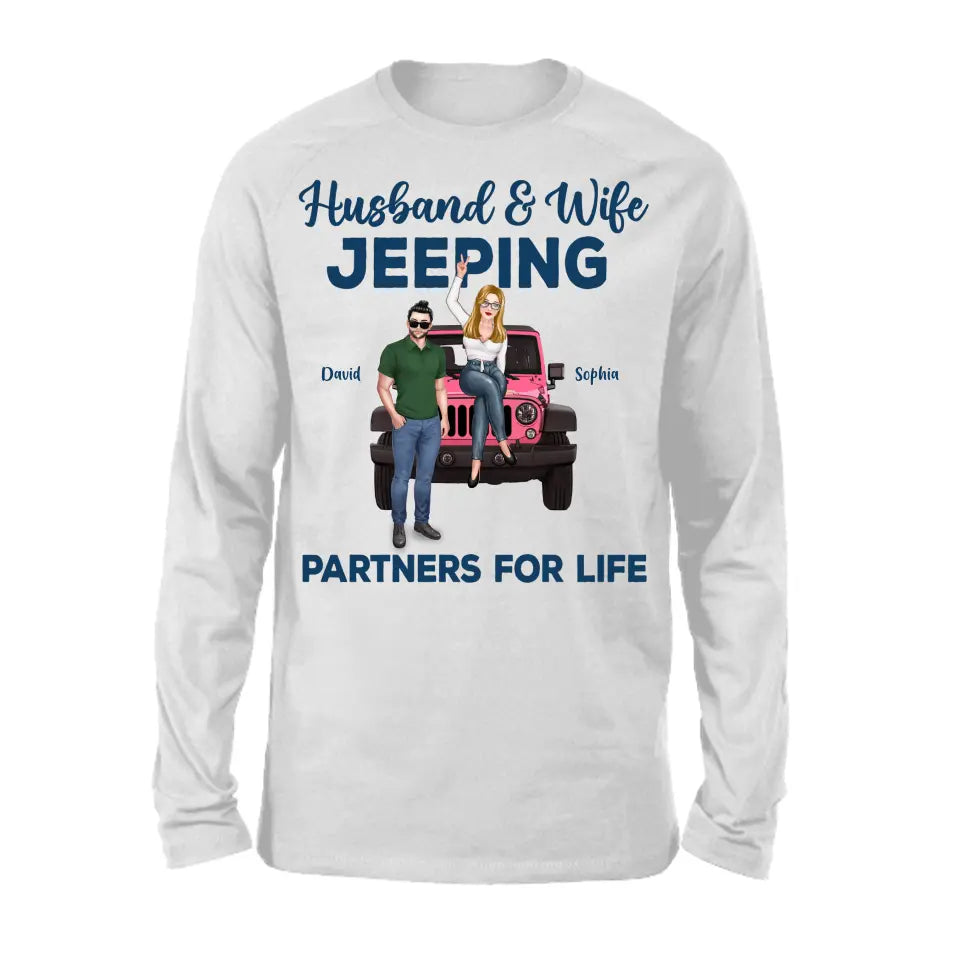 Custom Personalized Off-road Couple Shirt - Gift For Couple, Wife, Husband, Jeep Lover