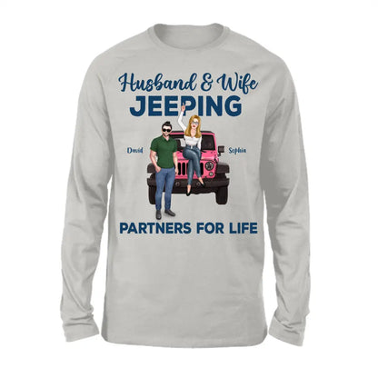 Custom Personalized Off-road Couple Shirt - Gift For Couple, Wife, Husband, Jeep Lover