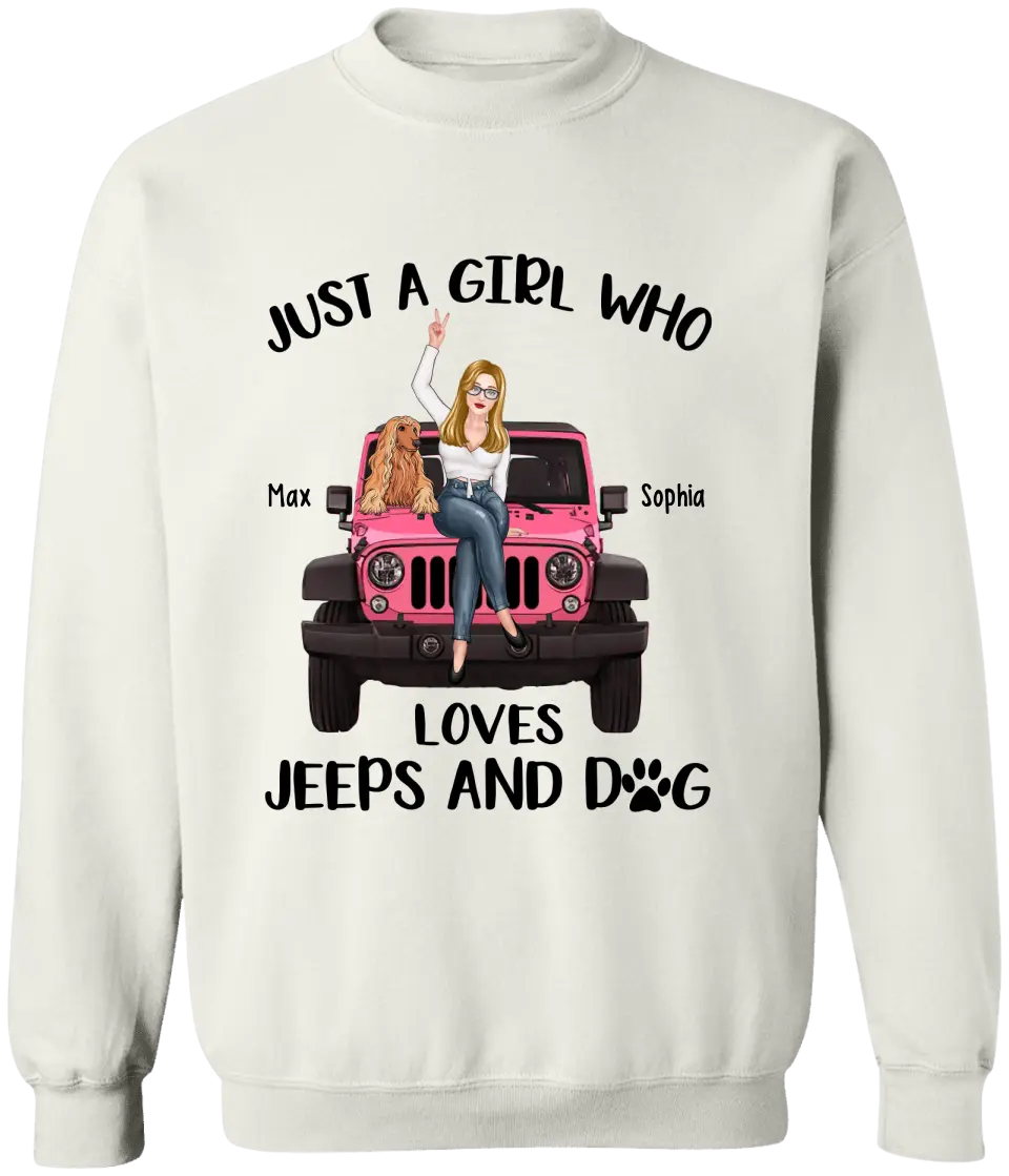 Custom Personalized Off-road  Shirt - Up to 3 Dogs, Cats- Best Gift For Jeep Lover