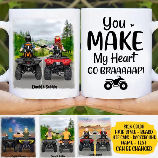Personalized Gifts Custom ATV Mug - Gift For ATV Lovers