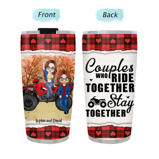Personalized Tumbler, Gift for Off-Road Car - Gift for ATV Quad Bike Lovers
