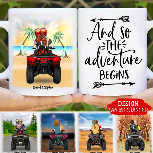 Riding partners for life - Personalized Gifts Custom ATV Mug - Gift For ATV Lovers
