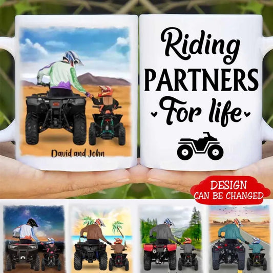Personalized Gifts Custom ATV Mug For Dad- Father day , Gift For ATV Lovers