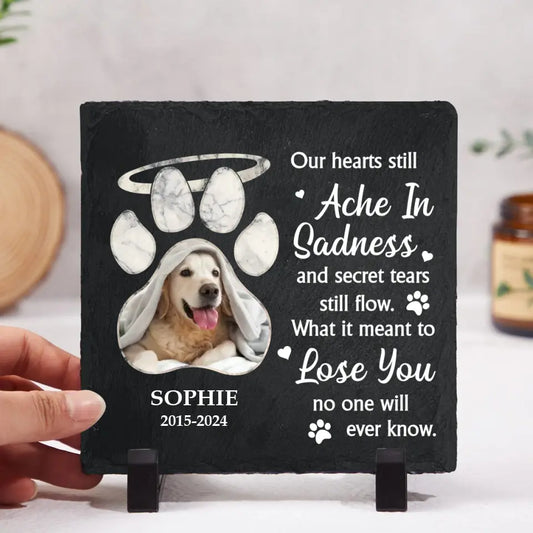 What It Meant To Lose You No One Will Ever Know - Personalized Memorial Stone, Pet Grave Marker - Upload Image, Memorial Gift, Sympathy Gift