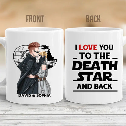 SW1-I Love You... Personalized Galaxy Couple Mug, Gift For Couple, Gift For Husband Wife, Anniversary