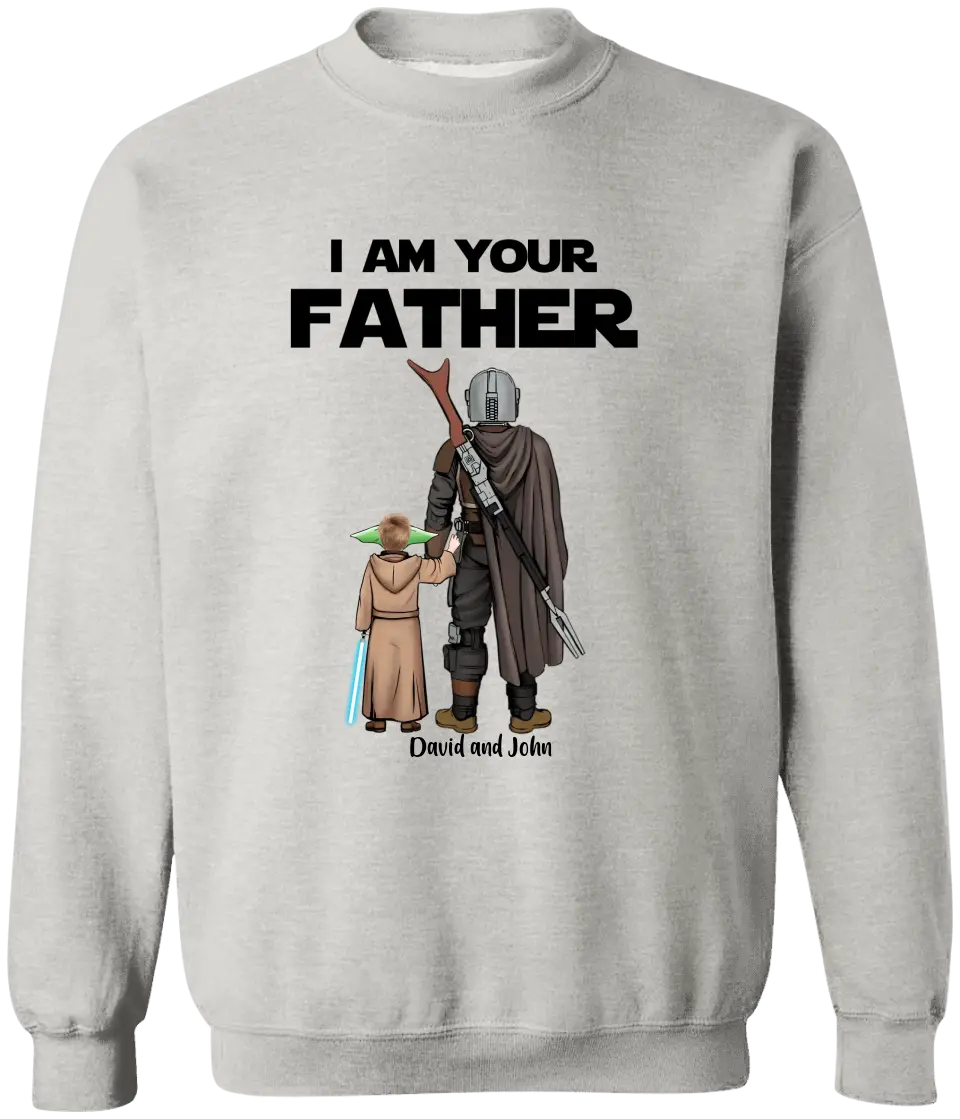 SW1-I am their Father... Personalized Gifts Custom Shirt - Gift For Dad, Father's Day, Anniversary