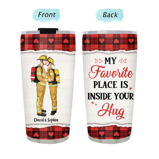 You Are the Only One I Want to Annoy for the Rest of My Life - Personalized Gifts Custom Tumbler - Gifts For Firefighter Couples