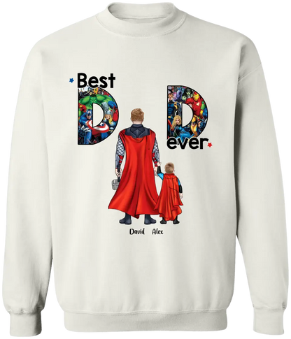 AV1- Best Dad Ever - Personalized Shirt , Gift For Dad, Best Gift For Father's Day, Family