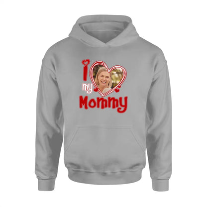 Custom Photo I Love My Mom - Gift For Mother - Personalized T Shirt