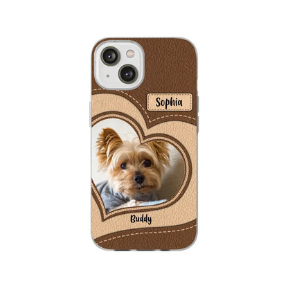 Personalized Phone Case Pet Lovers Custom Photo Upload - Gifts For Pet Owners, Pet Lovers, Case For iPhone, Samsung