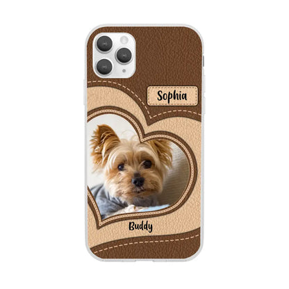 Personalized Phone Case Pet Lovers Custom Photo Upload - Gifts For Pet Owners, Pet Lovers, Case For iPhone, Samsung