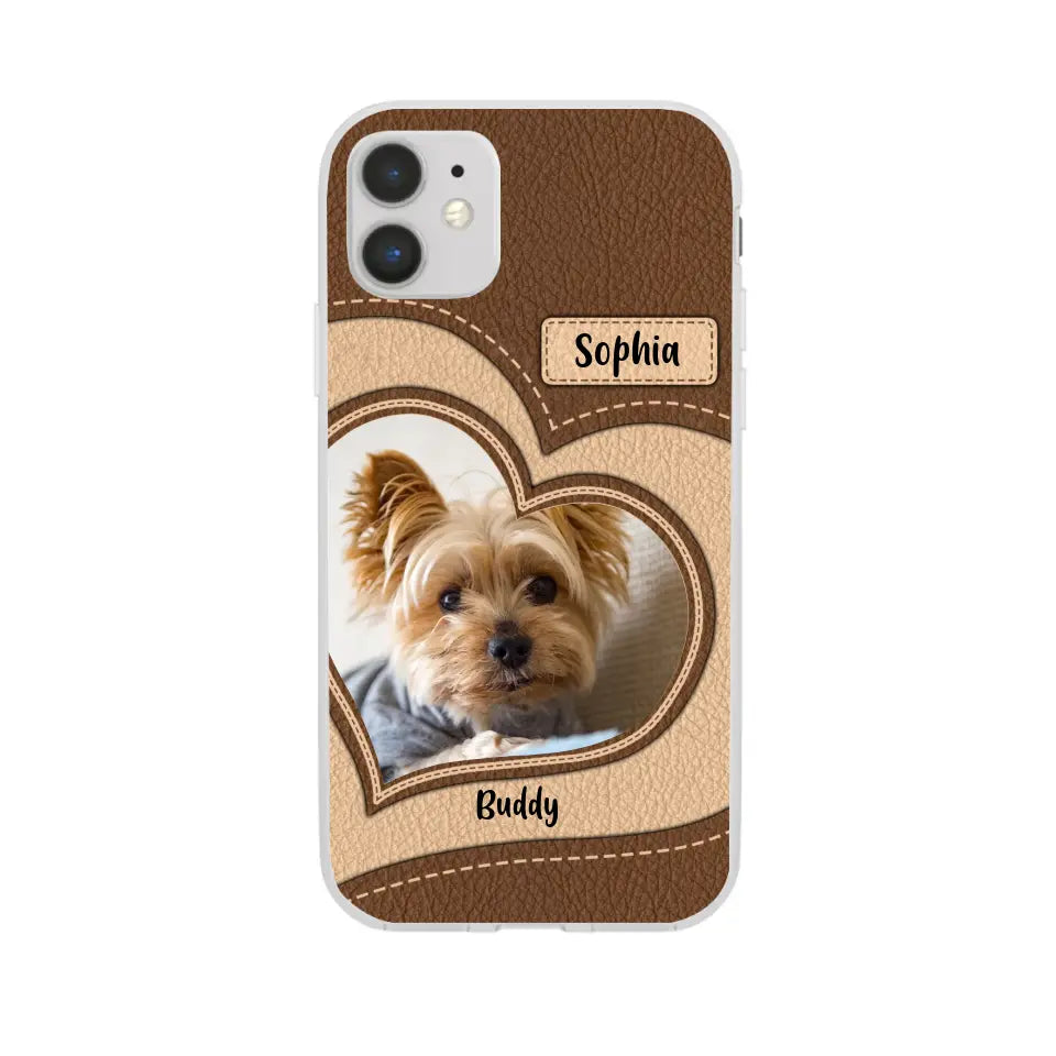 Personalized Phone Case Pet Lovers Custom Photo Upload - Gifts For Pet Owners, Pet Lovers, Case For iPhone, Samsung