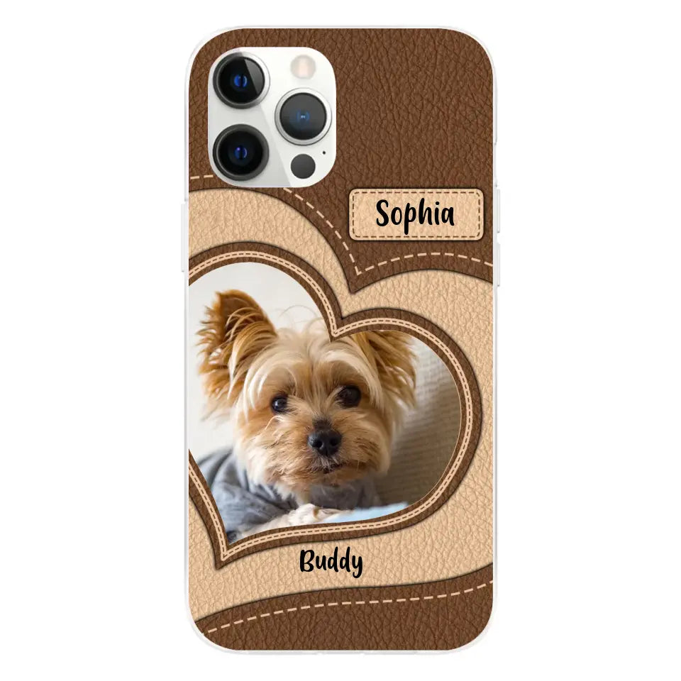 Personalized Phone Case Pet Lovers Custom Photo Upload - Gifts For Pet Owners, Pet Lovers, Case For iPhone, Samsung