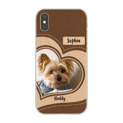 Personalized Phone Case Pet Lovers Custom Photo Upload - Gifts For Pet Owners, Pet Lovers, Case For iPhone, Samsung