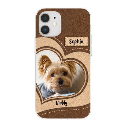 Personalized Phone Case Pet Lovers Custom Photo Upload - Gifts For Pet Owners, Pet Lovers, Case For iPhone, Samsung