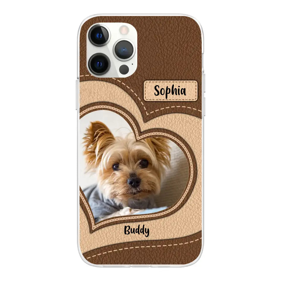 Personalized Phone Case Pet Lovers Custom Photo Upload - Gifts For Pet Owners, Pet Lovers, Case For iPhone, Samsung