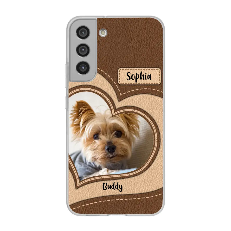 Personalized Phone Case Pet Lovers Custom Photo Upload - Gifts For Pet Owners, Pet Lovers, Case For iPhone, Samsung