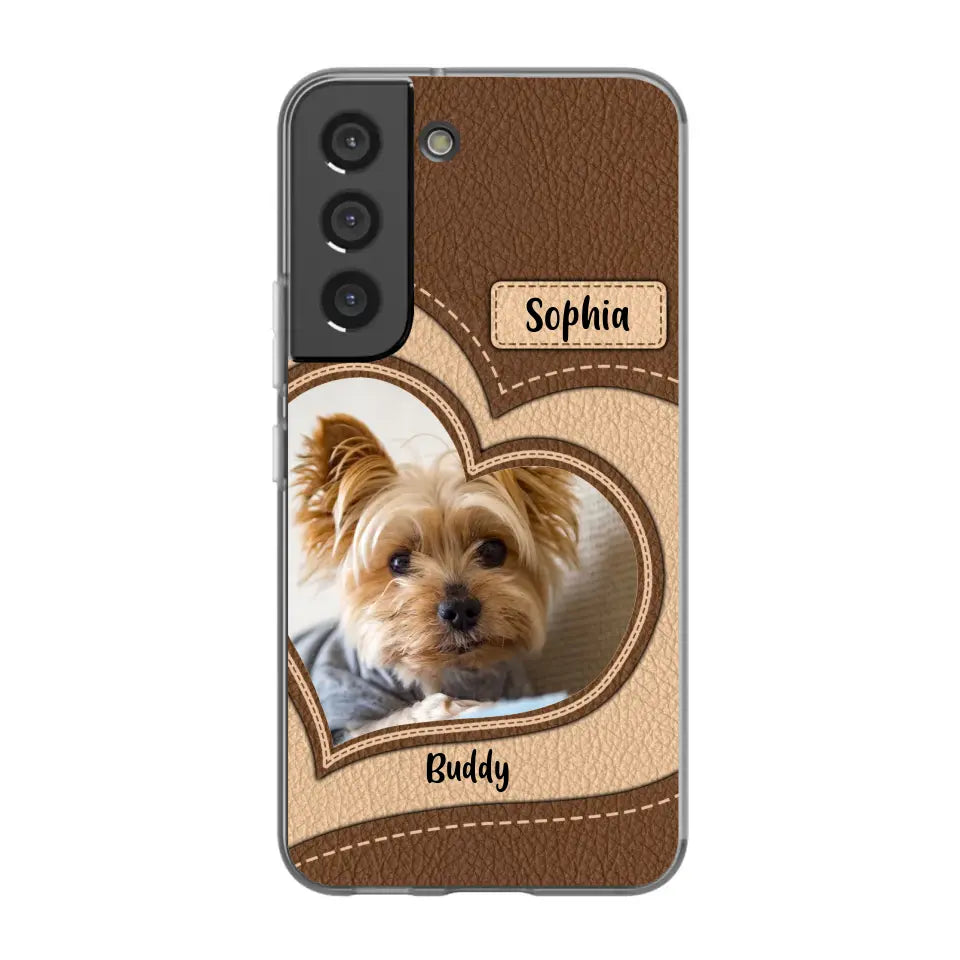 Personalized Phone Case Pet Lovers Custom Photo Upload - Gifts For Pet Owners, Pet Lovers, Case For iPhone, Samsung