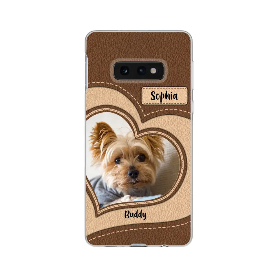 Personalized Phone Case Pet Lovers Custom Photo Upload - Gifts For Pet Owners, Pet Lovers, Case For iPhone, Samsung