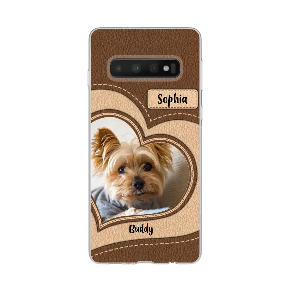 Personalized Phone Case Pet Lovers Custom Photo Upload - Gifts For Pet Owners, Pet Lovers, Case For iPhone, Samsung