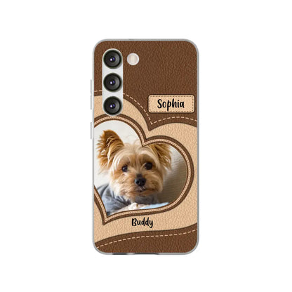 Personalized Phone Case Pet Lovers Custom Photo Upload - Gifts For Pet Owners, Pet Lovers, Case For iPhone, Samsung