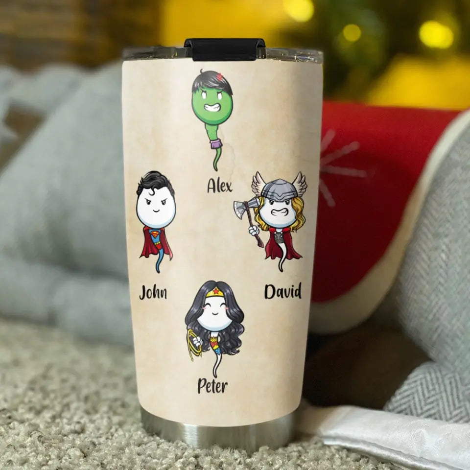 AV1- Seem Like Just Yesterday - Personalized Tumbler - Gift For Father, Father's Day, Family