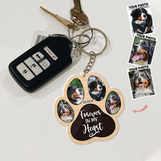 Personalized Custom Shaped Acrylic Keychain - Pet Lovers Custom Photo Upload - Gifts For Pet Owners, Pet Lovers,