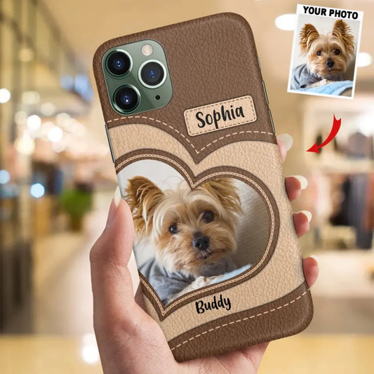 Personalized Phone Case Pet Lovers Custom Photo Upload - Gifts For Pet Owners, Pet Lovers, Case For iPhone, Samsung