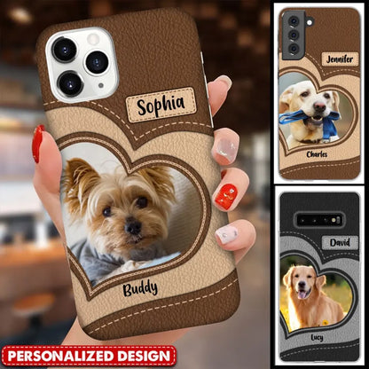 Personalized Phone Case Pet Lovers Custom Photo Upload - Gifts For Pet Owners, Pet Lovers, Case For iPhone, Samsung